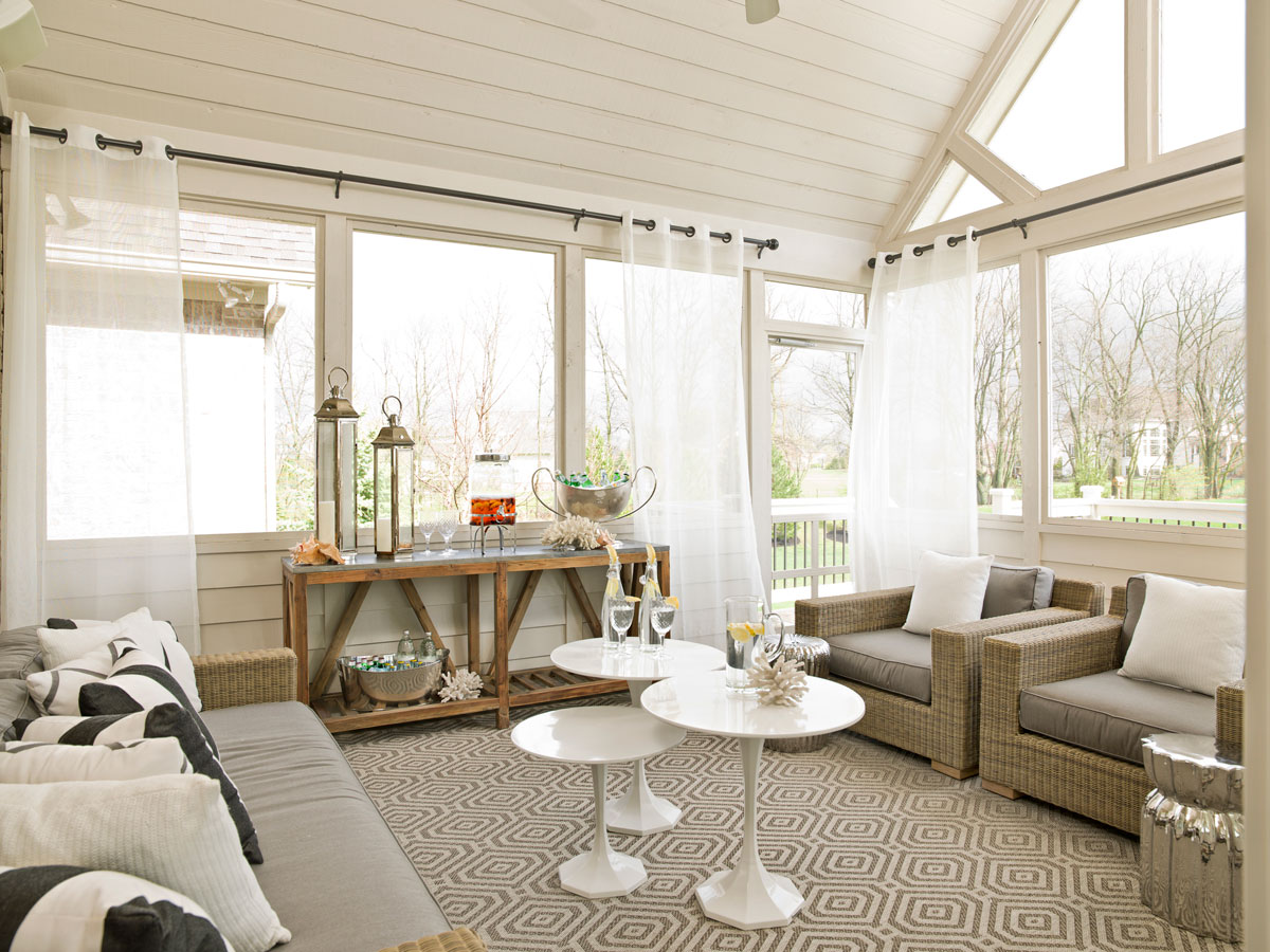 Courtney Casteel, Interior Design screened porch design
